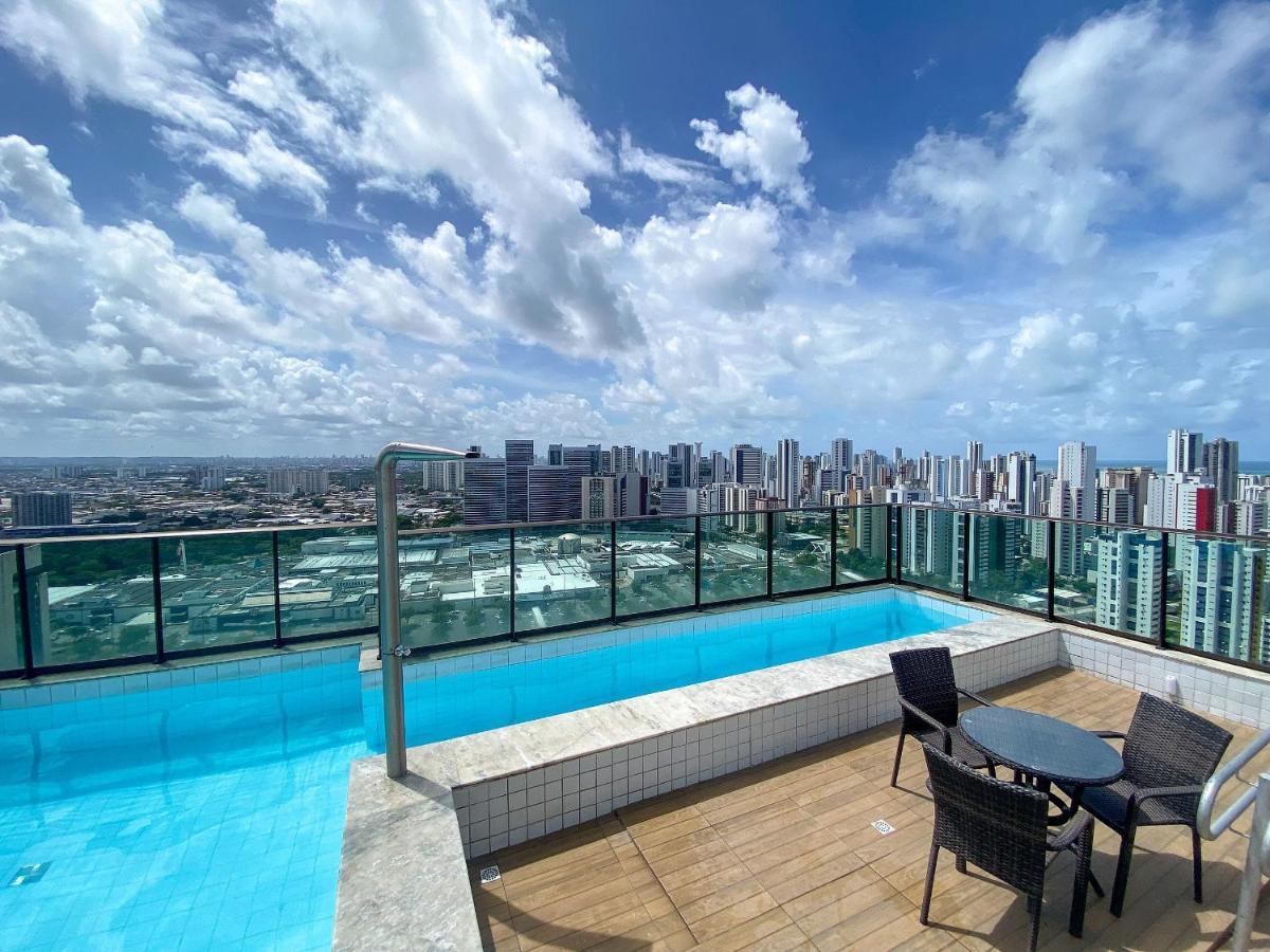 Flat Localizado A 200M Shopping Recife, Bem Perto Da Praia De Boa Viagem E Com Wi-Fi 400Mbps المظهر الخارجي الصورة