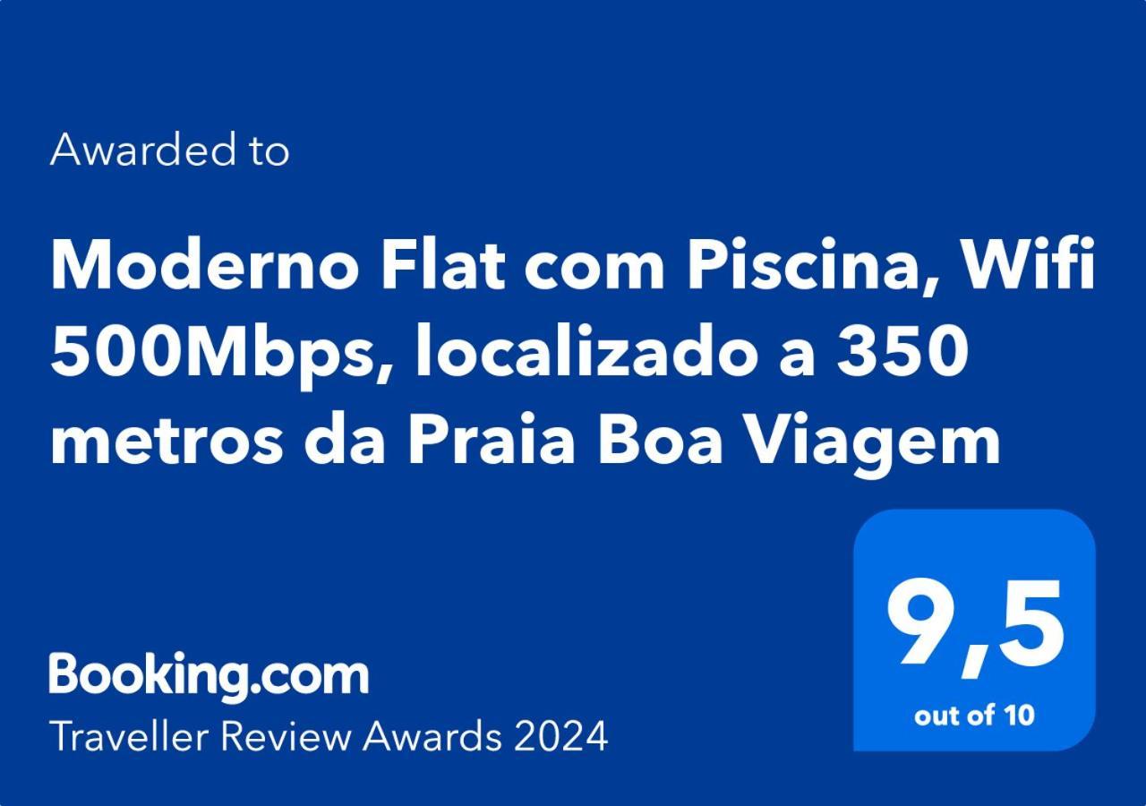 Flat Localizado A 200M Shopping Recife, Bem Perto Da Praia De Boa Viagem E Com Wi-Fi 400Mbps المظهر الخارجي الصورة