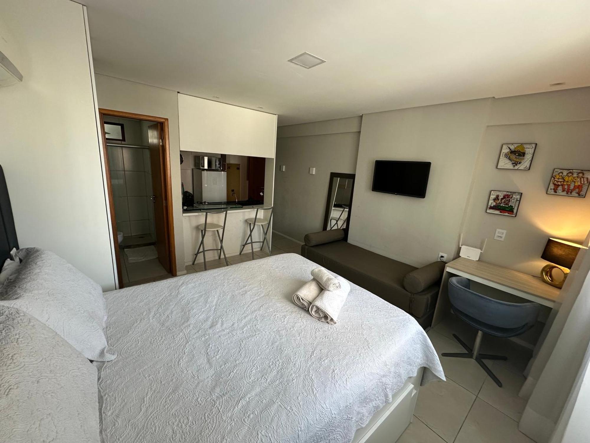 Flat Localizado A 200M Shopping Recife, Bem Perto Da Praia De Boa Viagem E Com Wi-Fi 400Mbps المظهر الخارجي الصورة